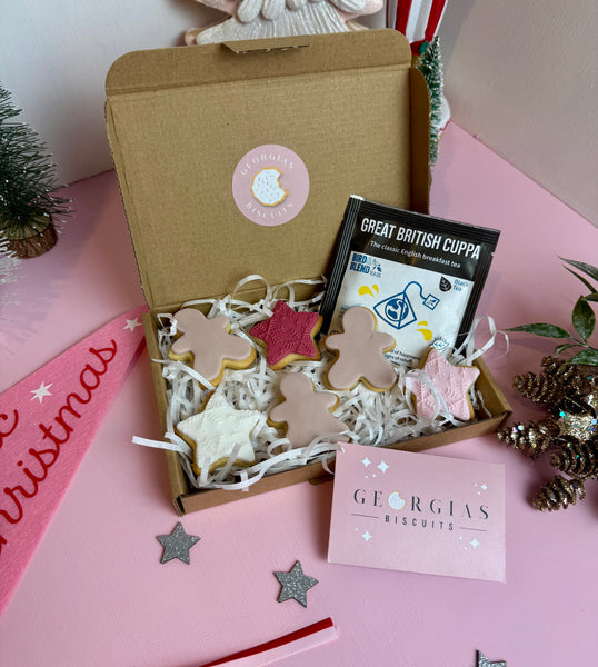 Bitesize Christmas Biscuits and Tea Box