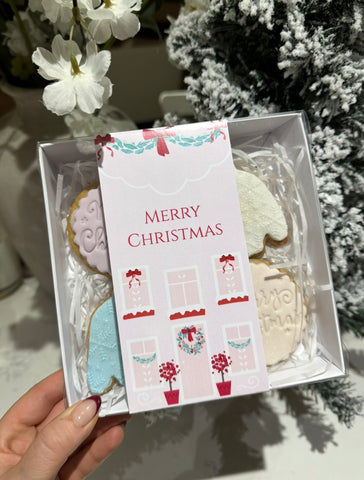 Merry Christmas Festive Biscuit Gift Box