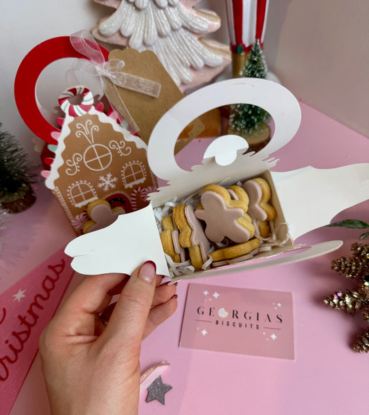 Mini Gingerbread Biscuit Treat Box - COLLECTION ONLY