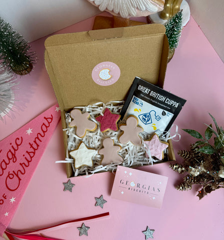 Bitesize Christmas Biscuits and Tea Box