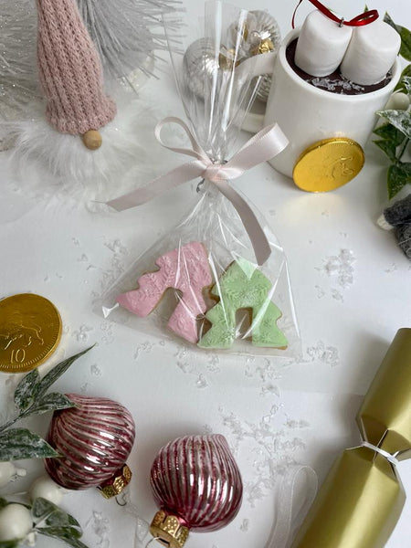 Mug Hanging Tree Biscuits - Bag with bow (x2 biscuits)