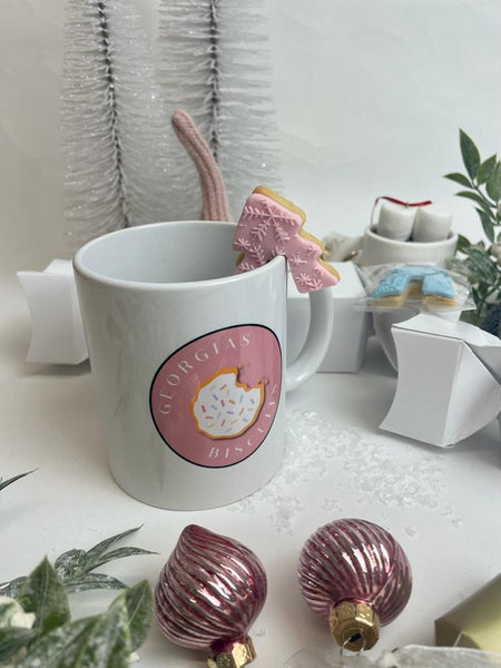 Mug Hanging Tree Biscuits - Cracker Gift Box (x5 biscuits)
